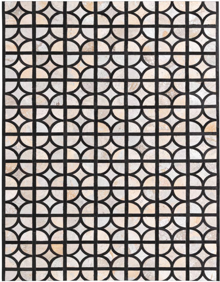 Detail image of 5' 3 x 7' 7 Cowhide Rug