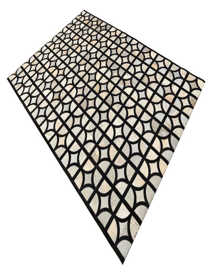 Detail image of 5' 3 x 7' 8 Cowhide Rug
