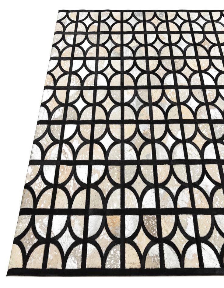 Detail image of 5' 3 x 7' 8 Cowhide Rug