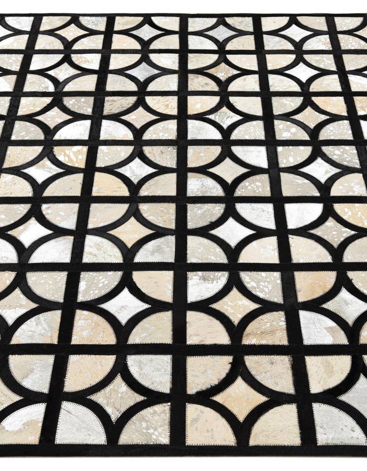 Detail image of 5' 3 x 7' 8 Cowhide Rug