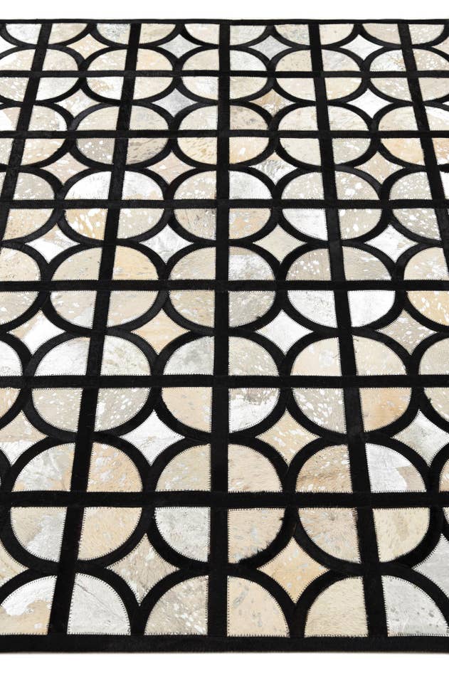 Detail image of 5' 3 x 7' 8 Cowhide Rug