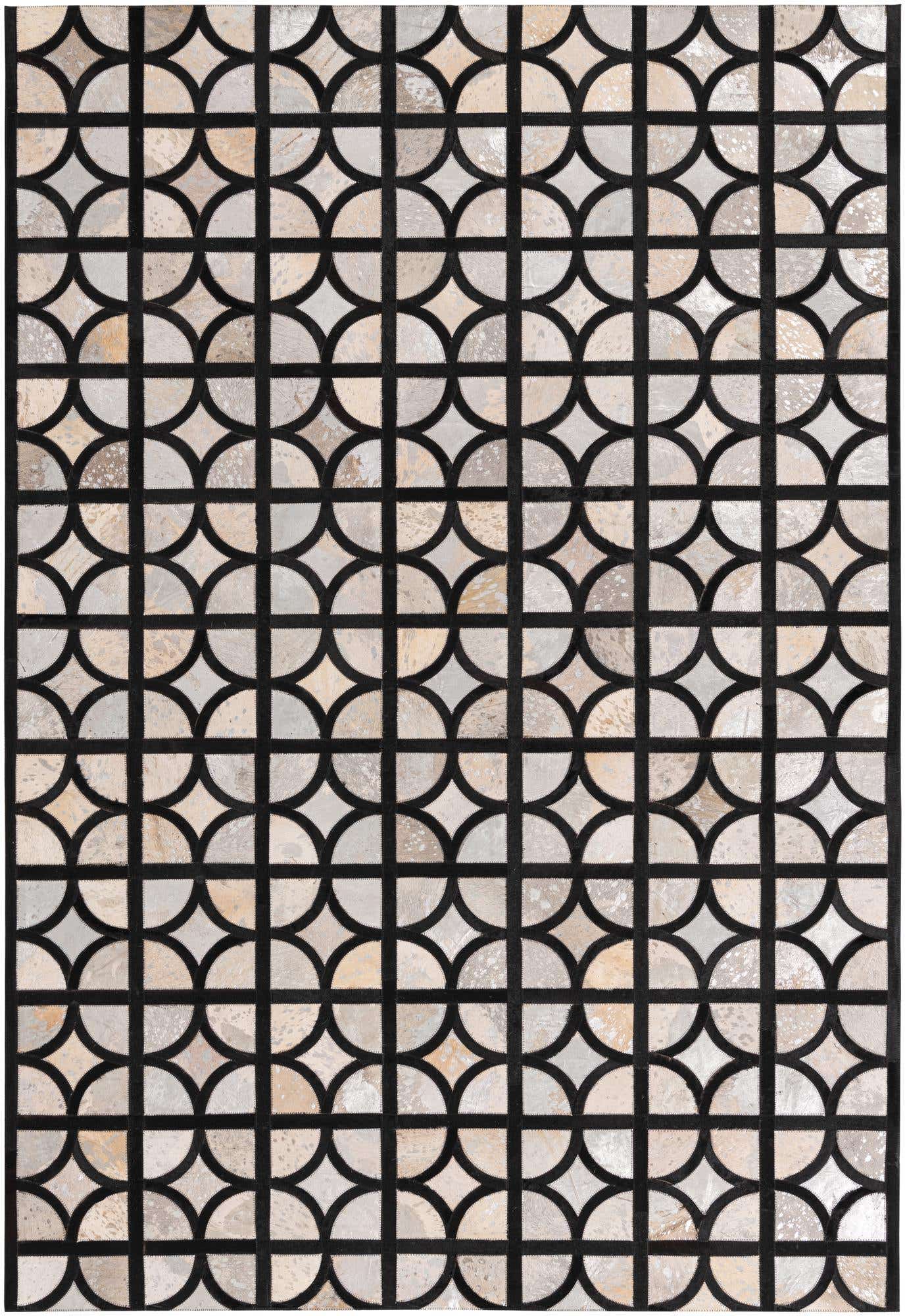 5' 3 x 7' 8 Cowhide Rug