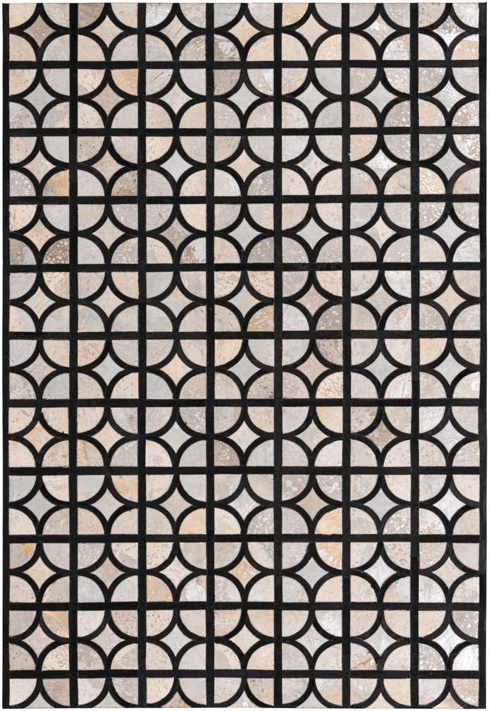 5' 3 x 7' 8 Cowhide Rug