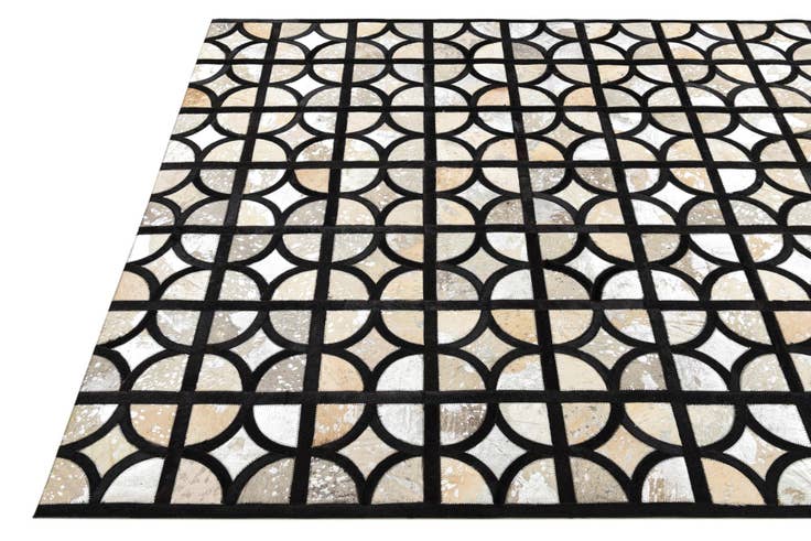 Detail image of 5' 2 x 7' 6 Cowhide Rug