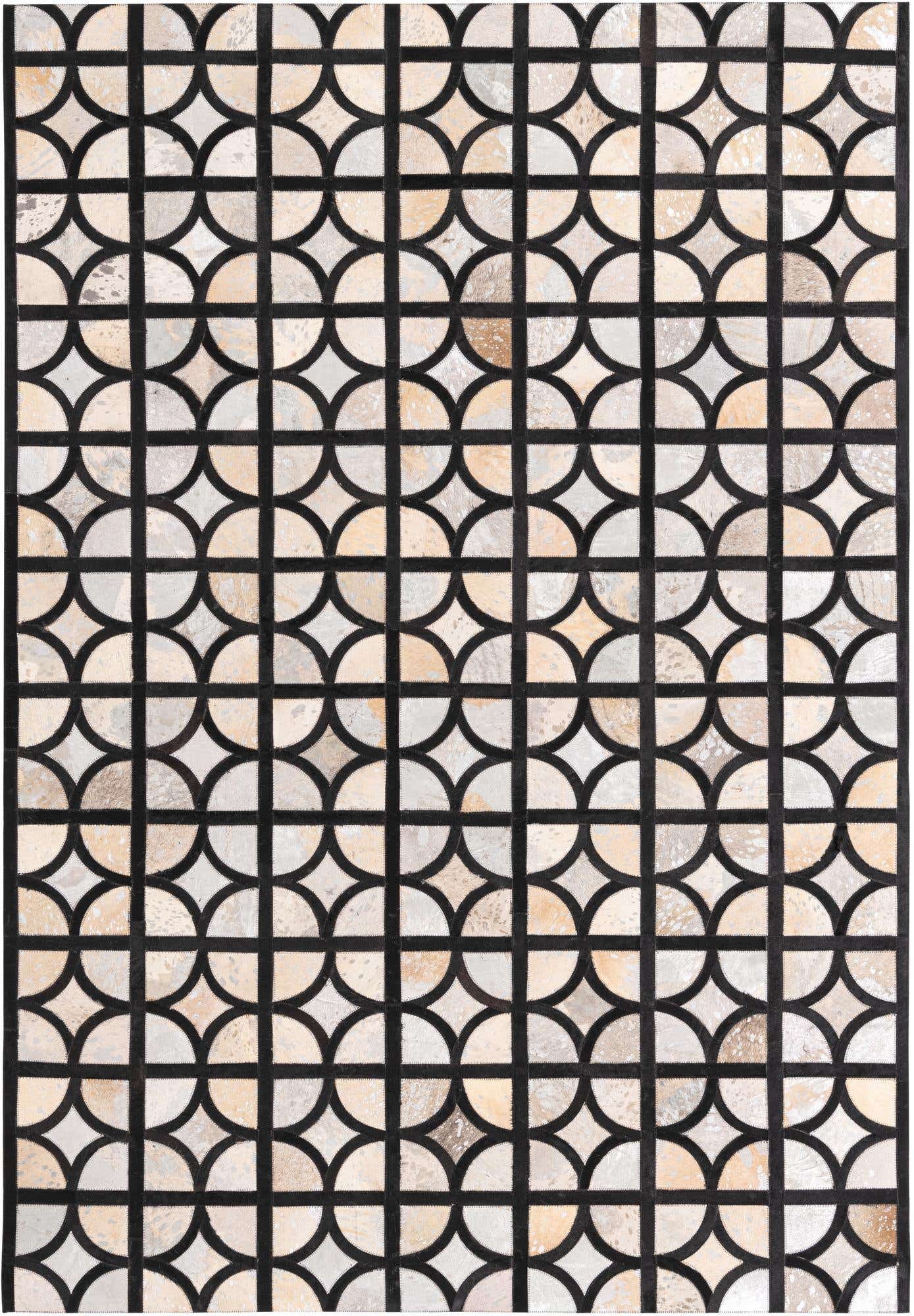 5' 2 x 7' 6 Cowhide Rug
