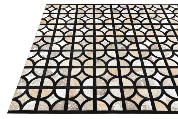Detail image of 5' 3 x 7' 7 Cowhide Rug