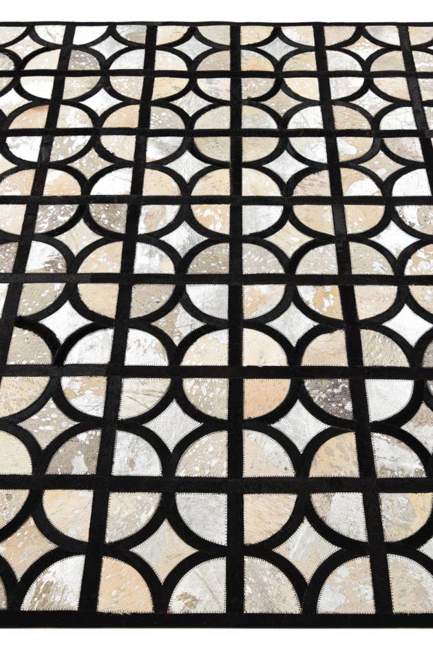 Detail image of 5' 3 x 7' 7 Cowhide Rug