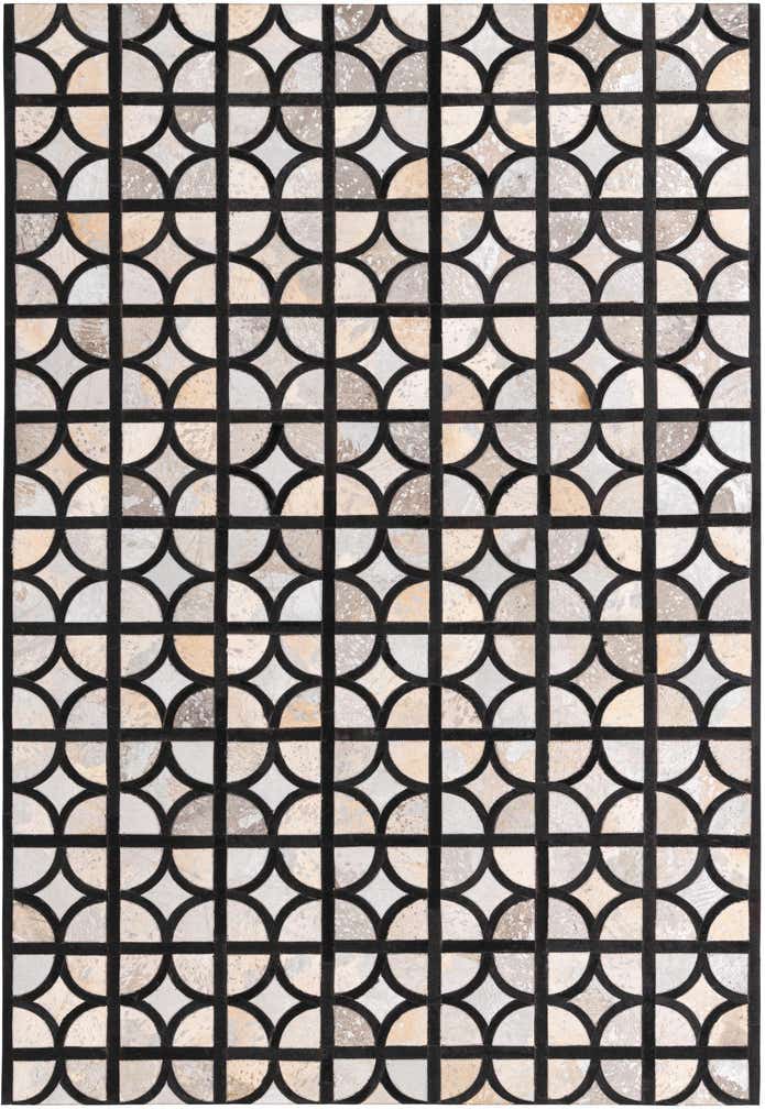 5' 3 x 7' 7 Cowhide Rug