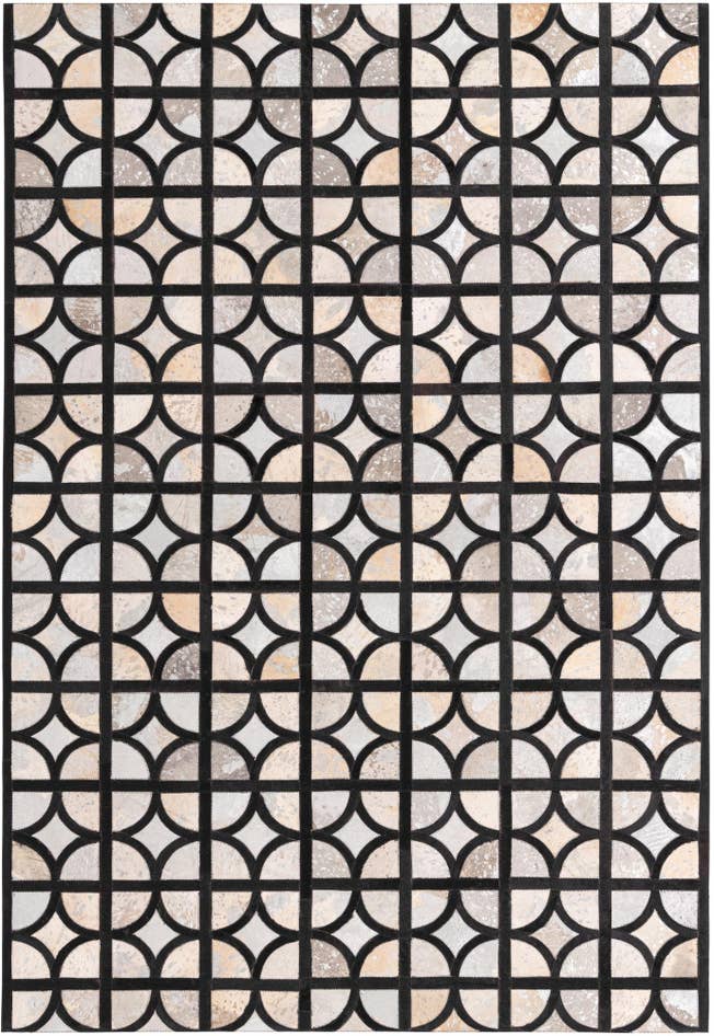 Detail image of 5' 3 x 7' 7 Cowhide Rug