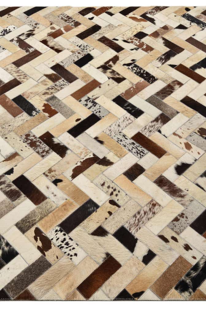 5' 3 x 7' 8 Cowhide Rug