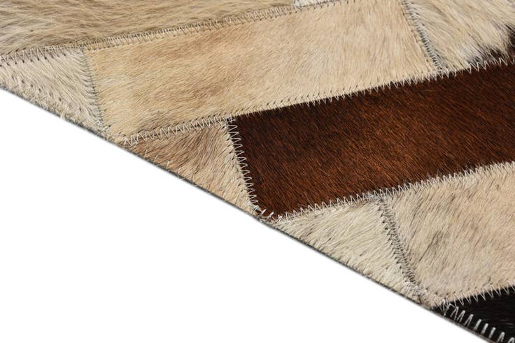 Detail image of 5' 3 x 7' 8 Cowhide Rug