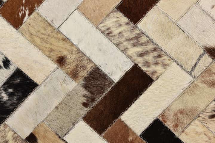 5' 3 x 7' 8 Cowhide Rug