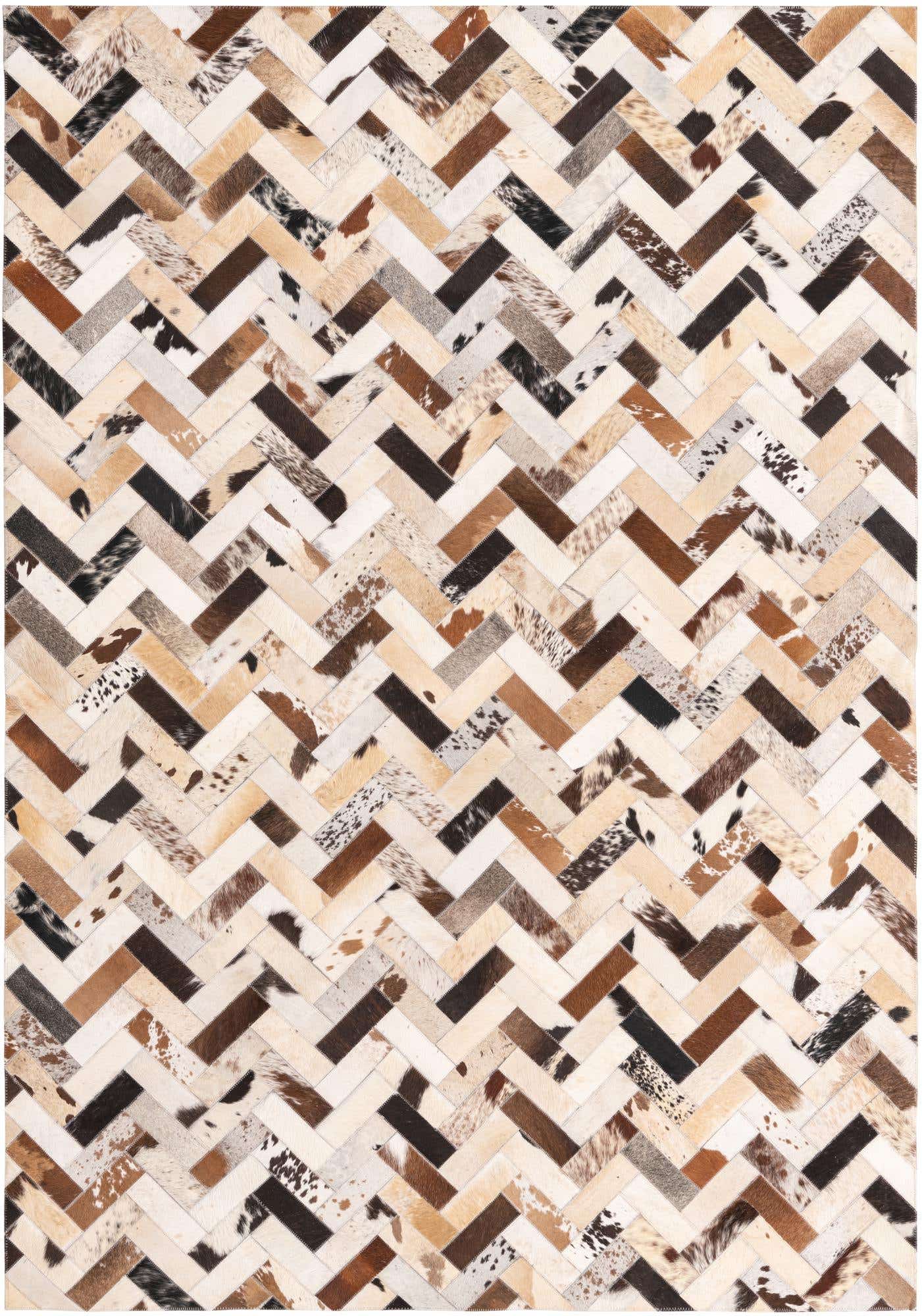 5' 3 x 7' 8 Cowhide Rug