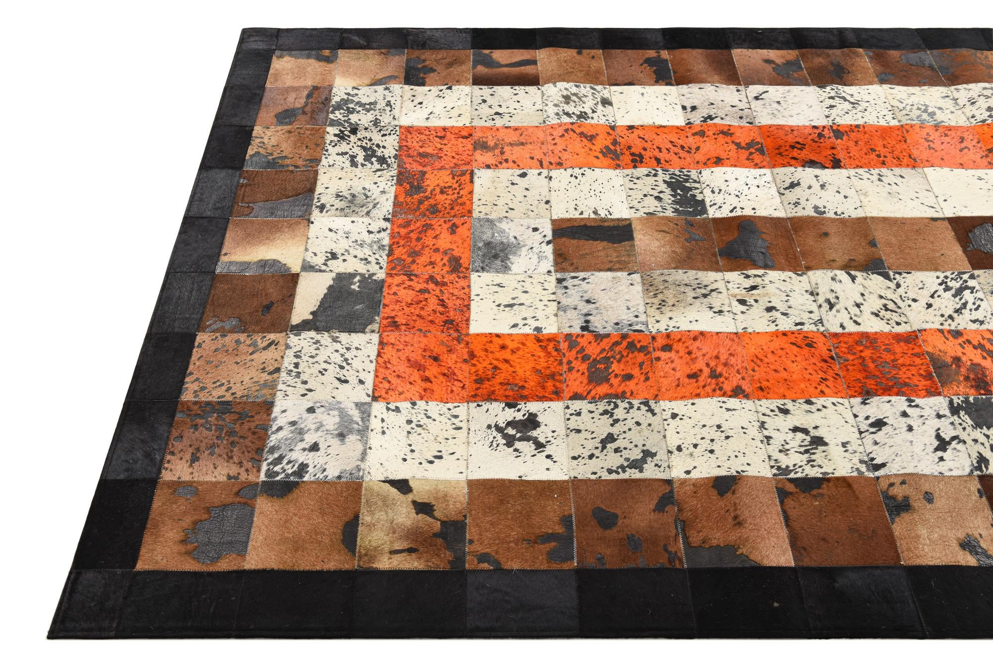 5' 1 x 7' 6 Cowhide Rug