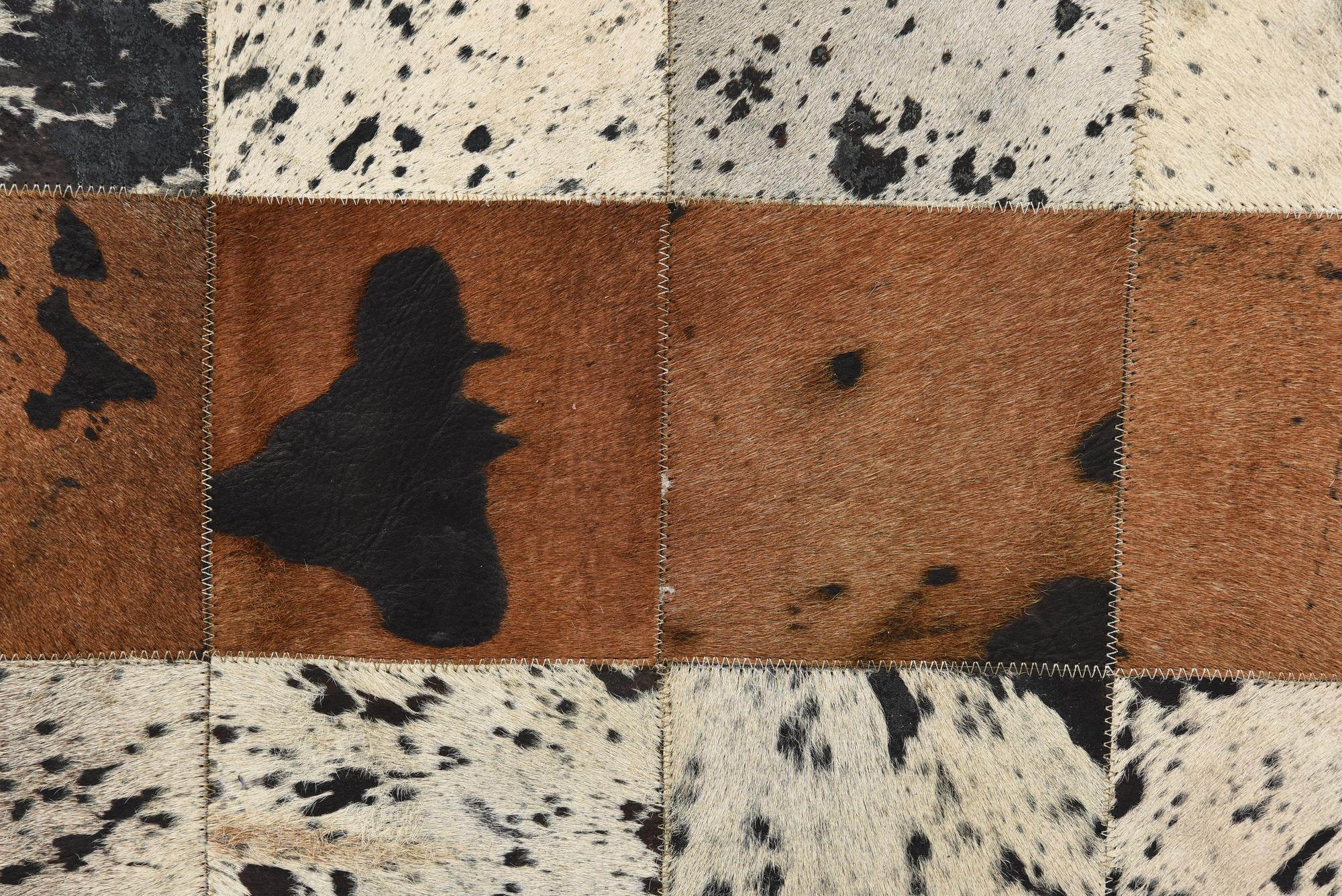 5' 1 x 7' 6 Cowhide Rug