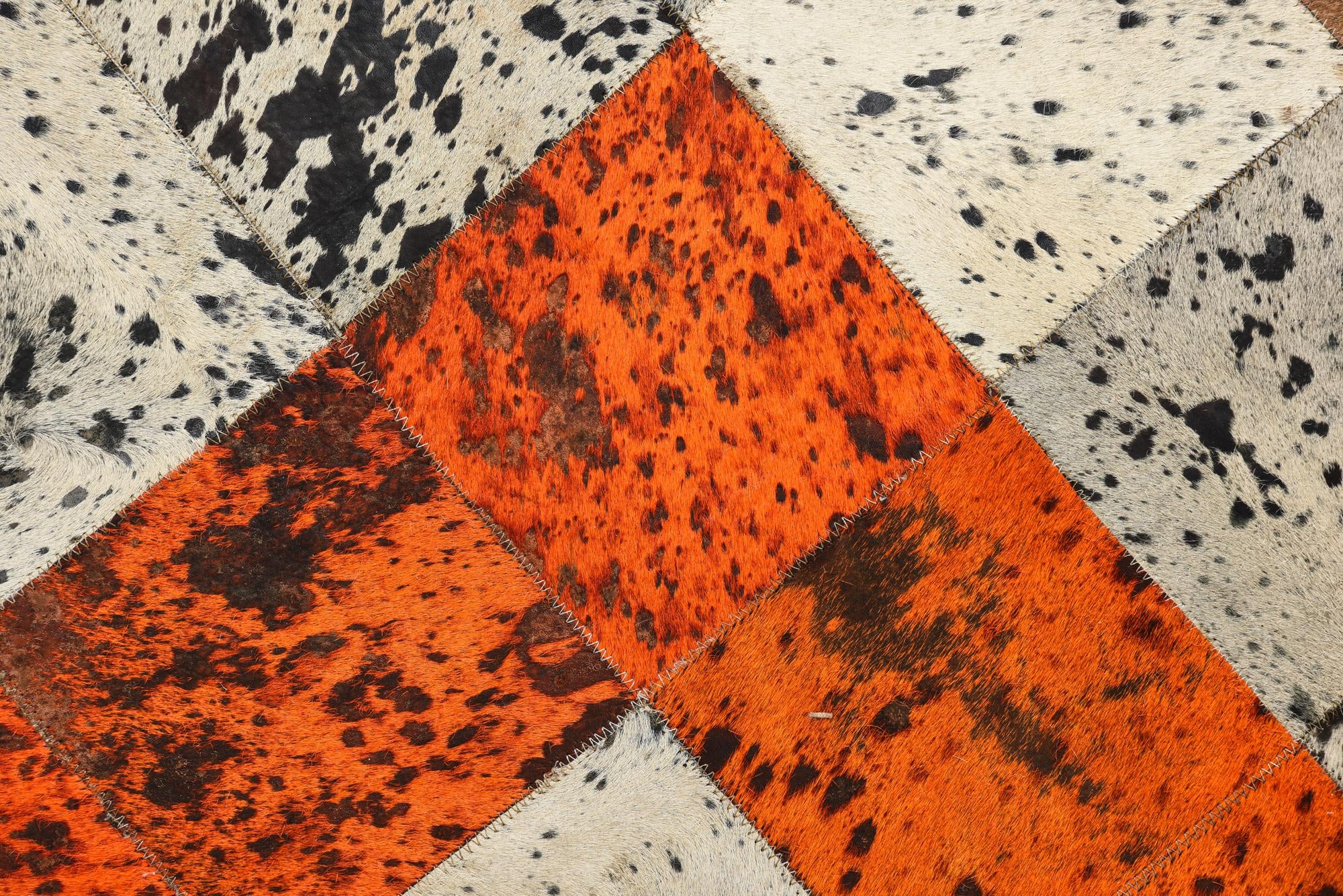 5' 1 x 7' 6 Cowhide Rug