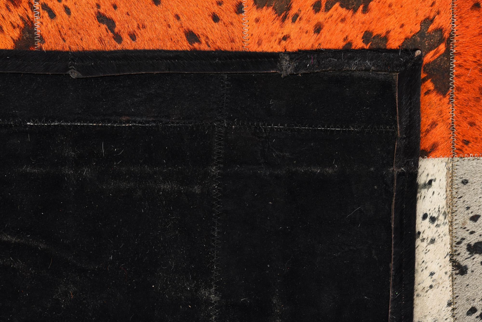 5' 1 x 7' 6 Cowhide Rug