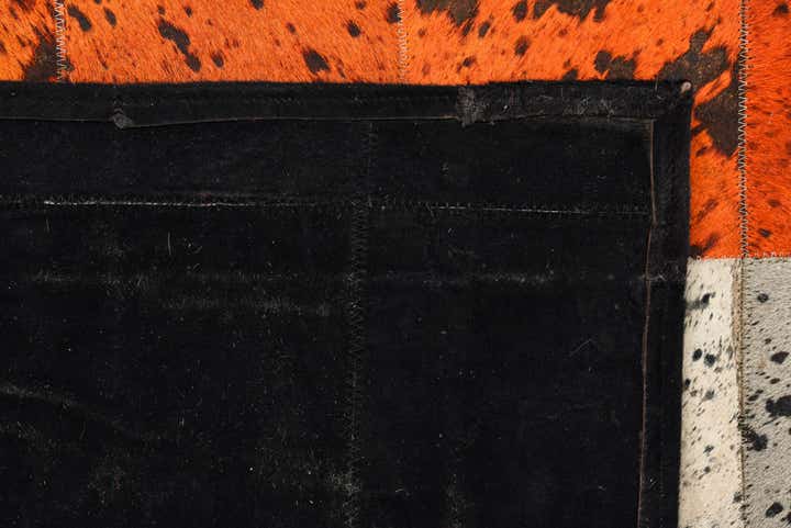 5' 1 x 7' 6 Cowhide Rug