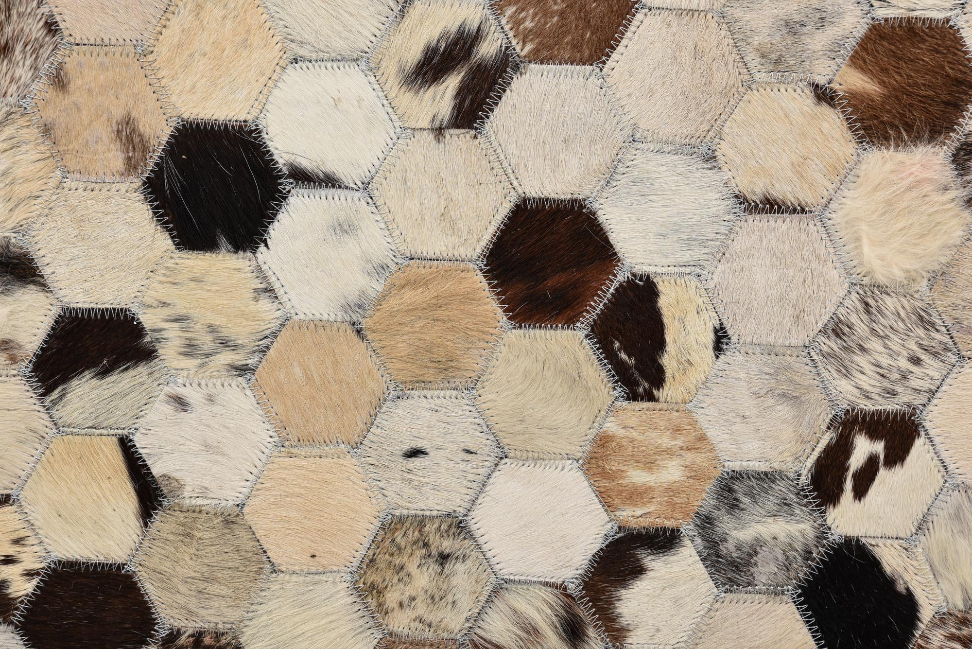4' 9 x 8' Cowhide Rug