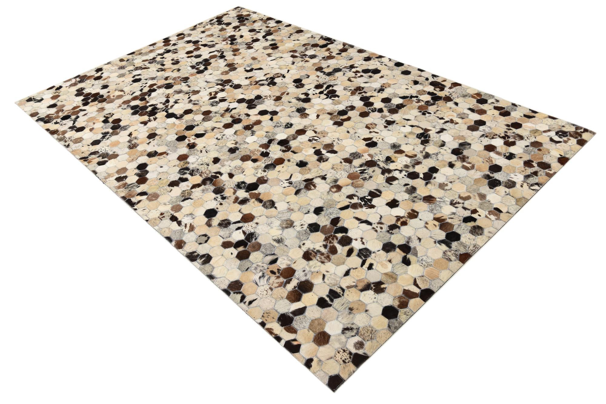 5' 1 x 7' 10 Cowhide Rug