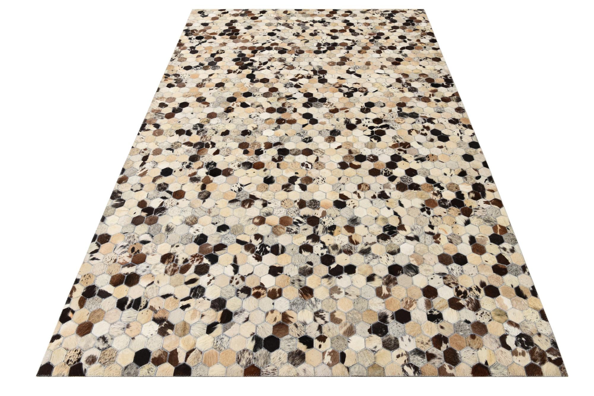 5' 1 x 7' 10 Cowhide Rug