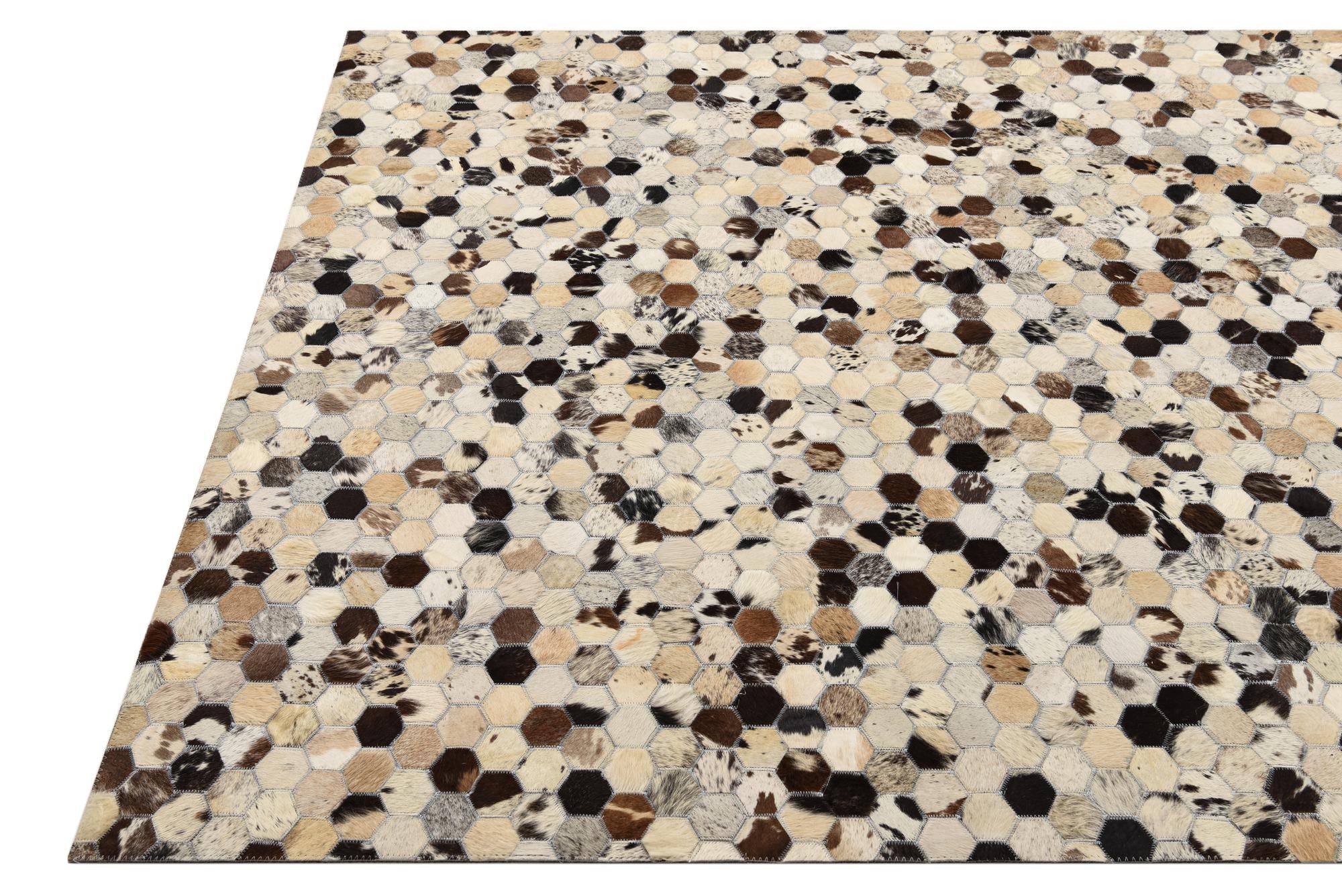 5' 1 x 7' 10 Cowhide Rug