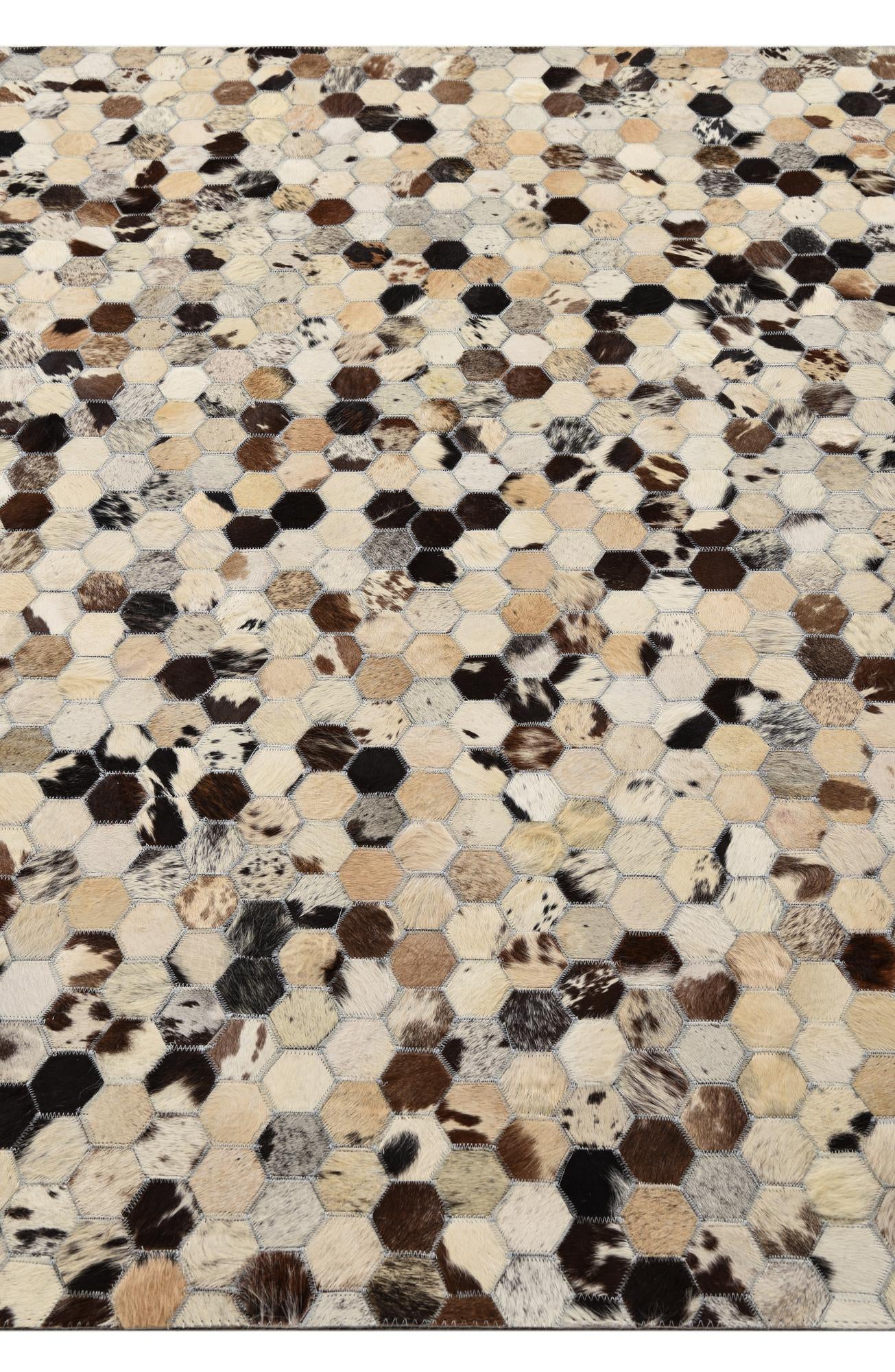5' 1 x 7' 10 Cowhide Rug