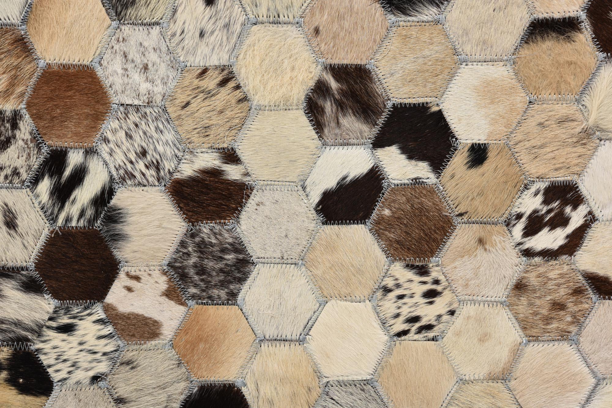 5' 1 x 7' 10 Cowhide Rug