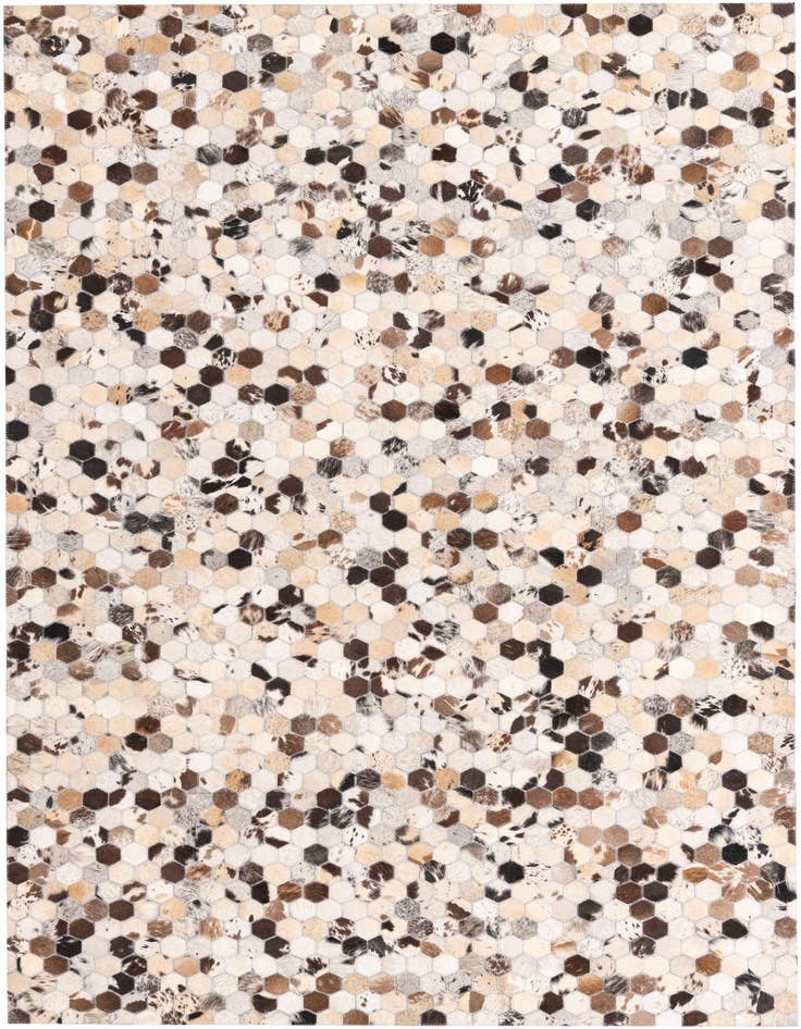 Detail image of 5' 1 x 7' 10 Cowhide Rug