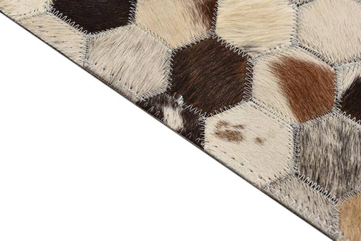Detail image of 5' 2 x 8' Cowhide Rug