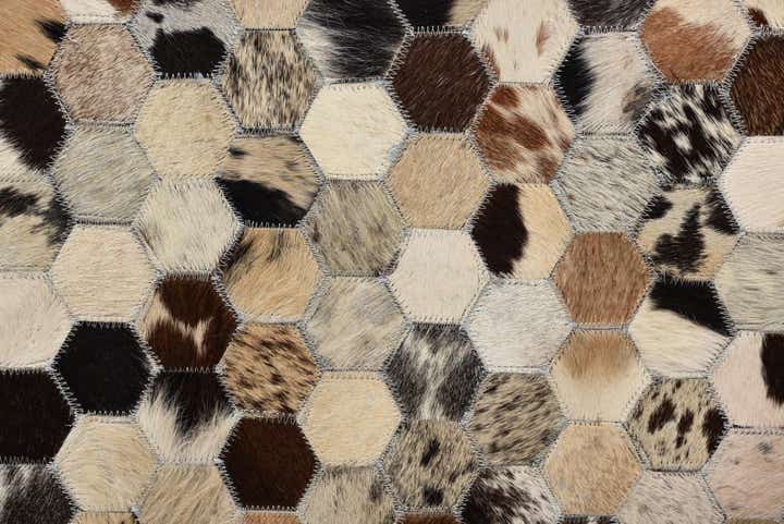 5' 2 x 8' Cowhide Rug