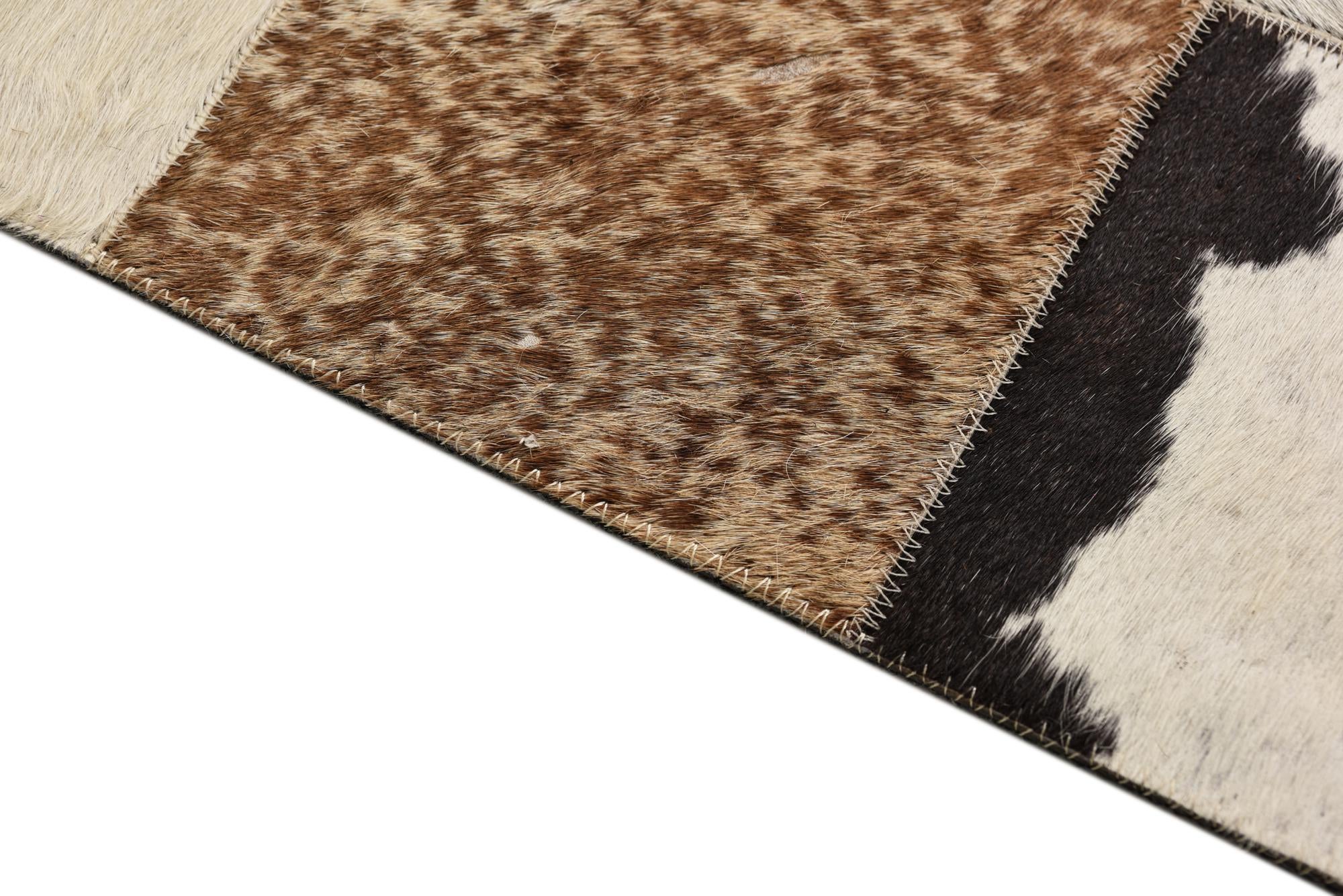 5' x 7' 10 Cowhide Rug
