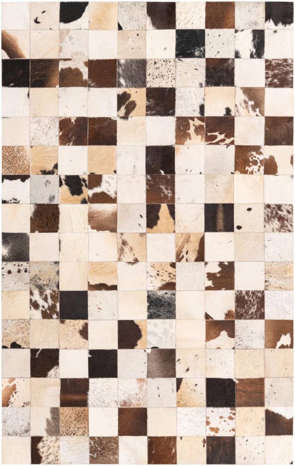 Detail image of 5' x 7' 10 Cowhide Rug