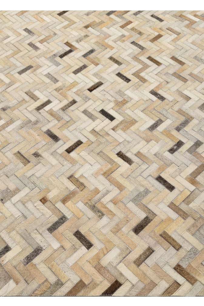4' 9 x 6' 5 Cowhide Rug