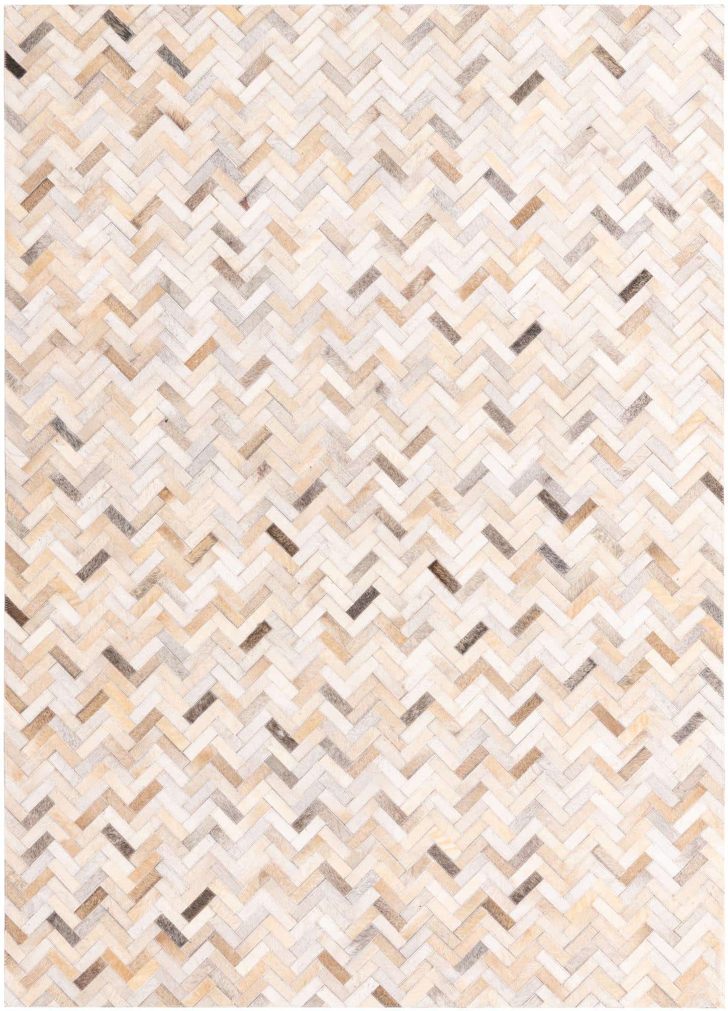 4' 9 x 6' 5 Cowhide Rug