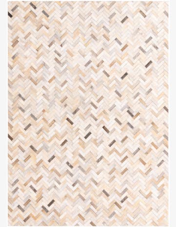 4' 9 x 6' 5 Cowhide Rug