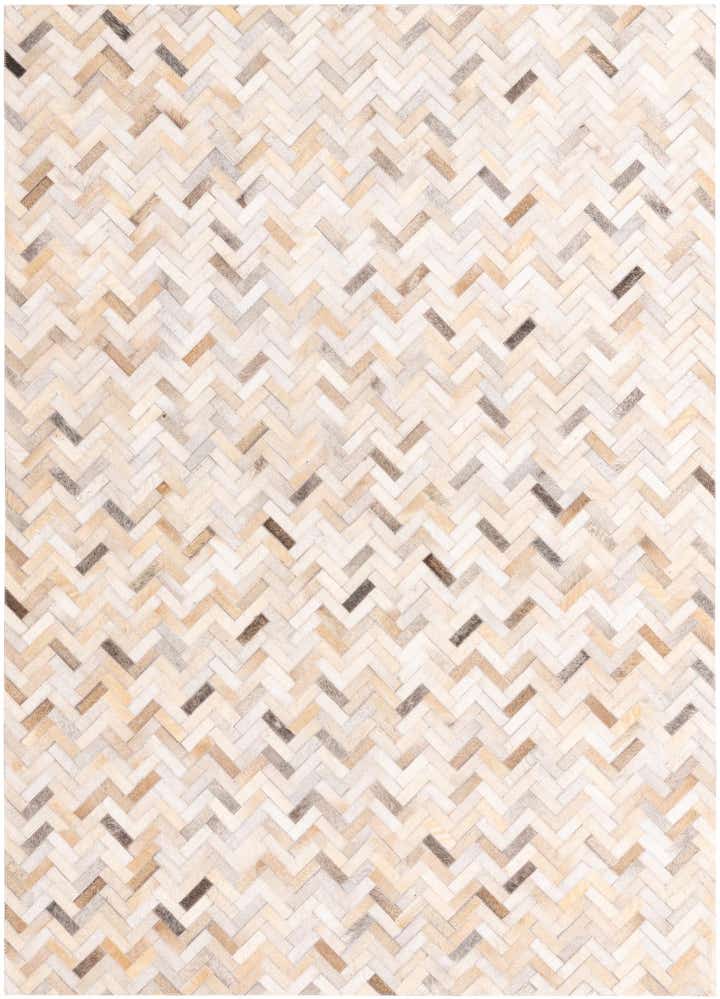 4' 9 x 6' 5 Cowhide Rug