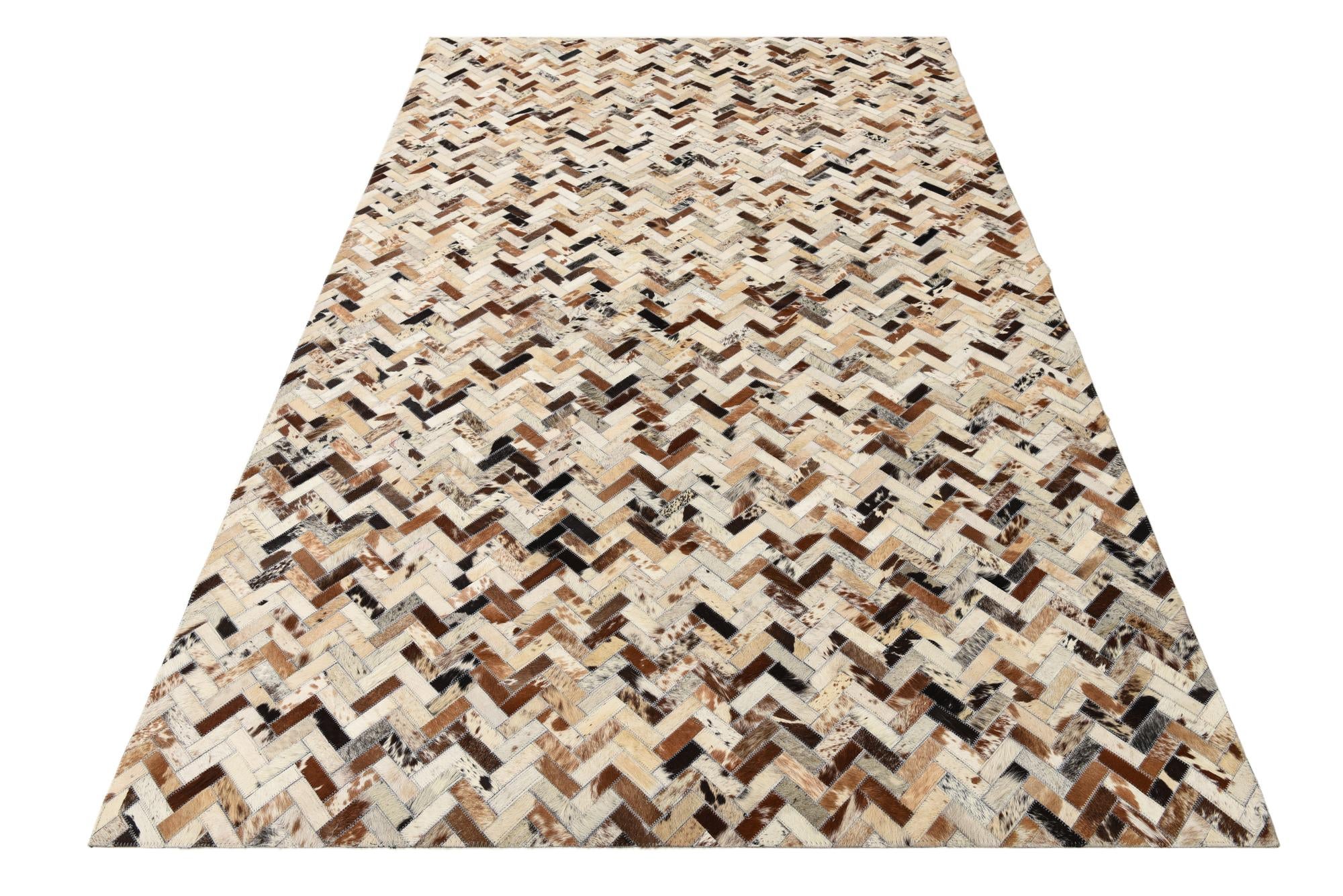 5' x 7' 10 Cowhide Rug