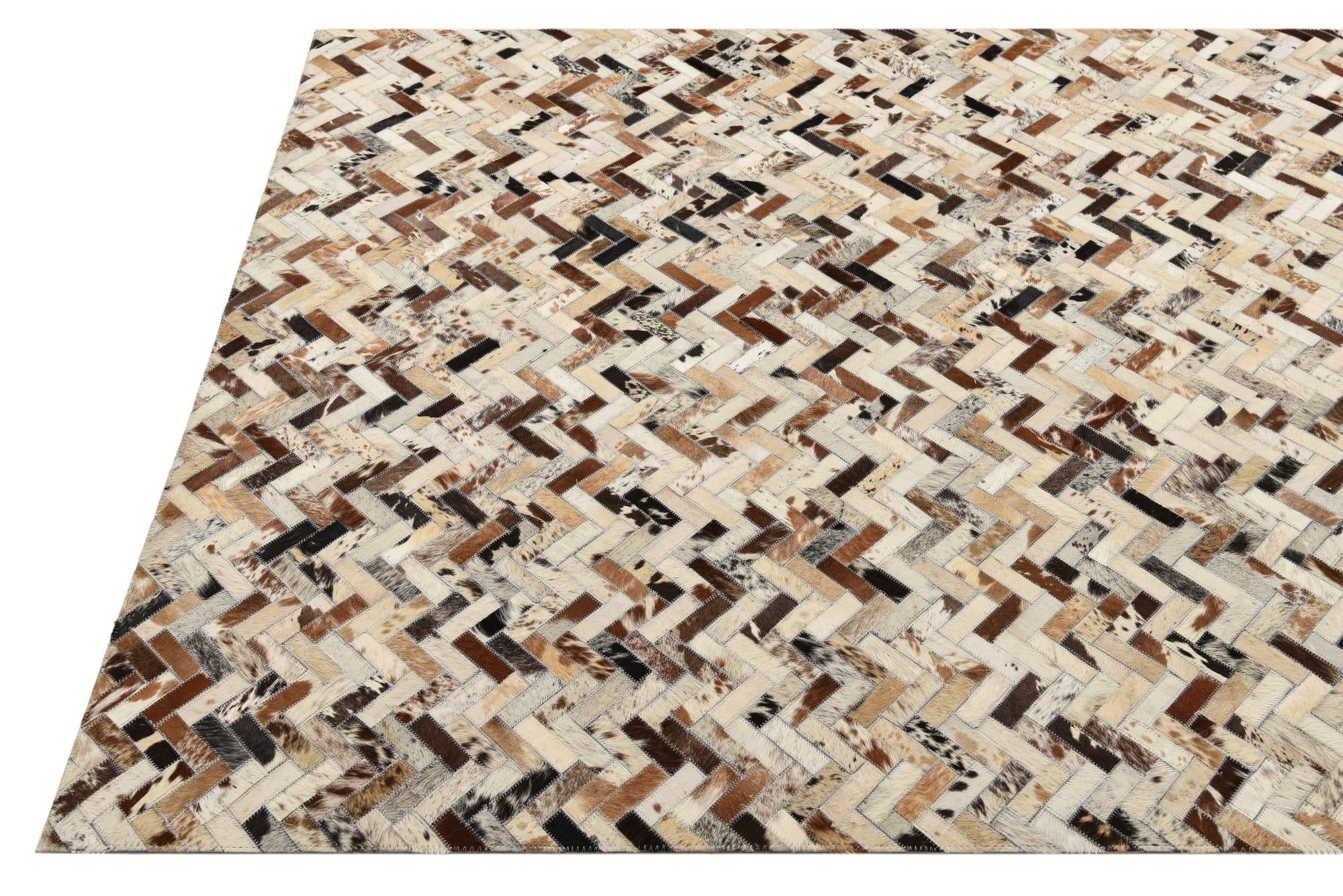 5' x 7' 10 Cowhide Rug