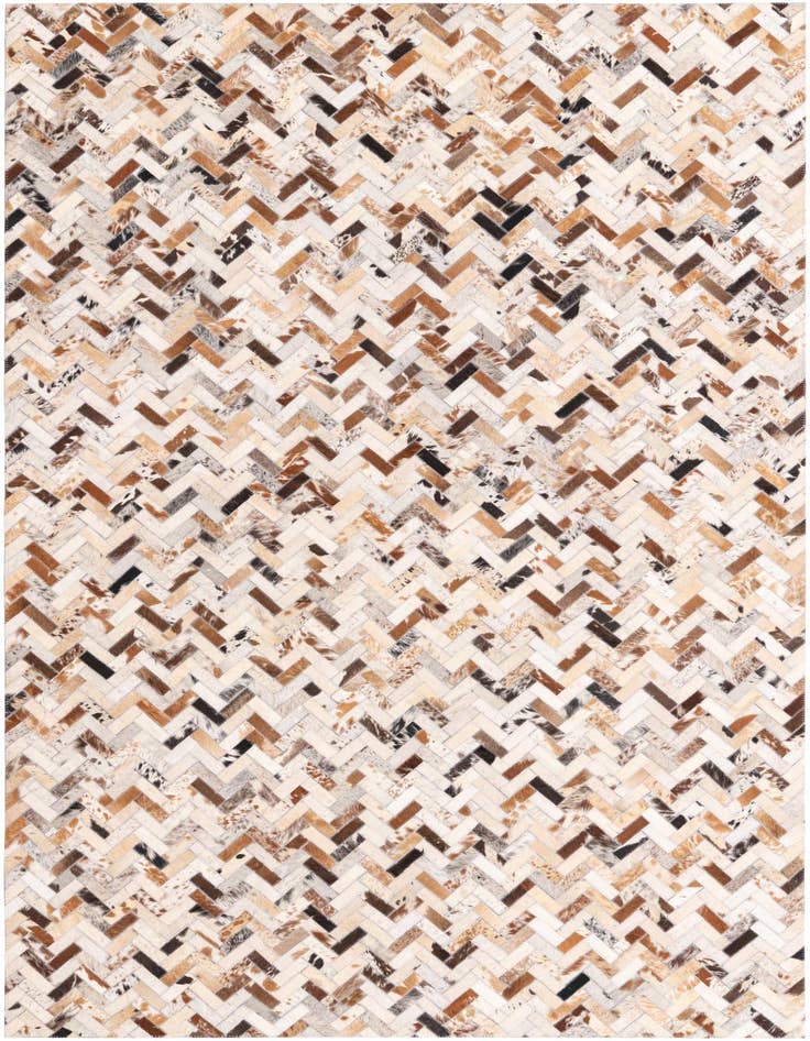Detail image of 5' x 7' 10 Cowhide Rug