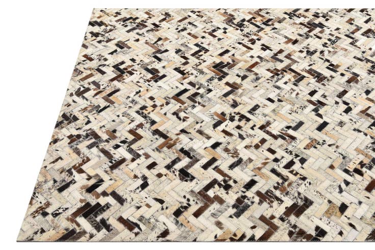 Detail image of 5' x 7' 9 Cowhide Rug