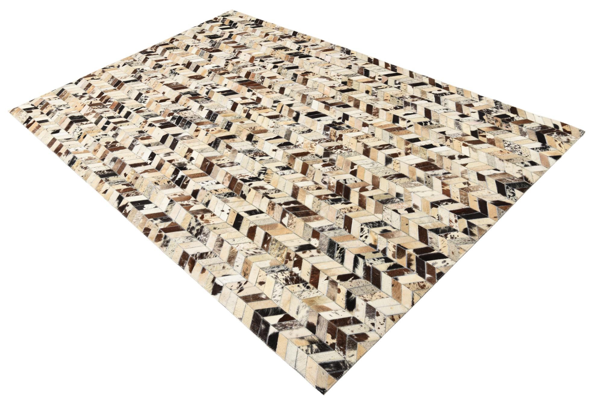 5' 3 x 8' Cowhide Rug