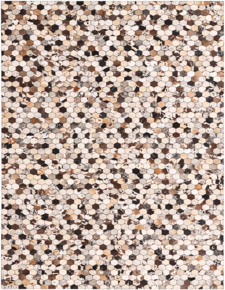 Detail image of 5' 1 x 8' 1 Cowhide Rug