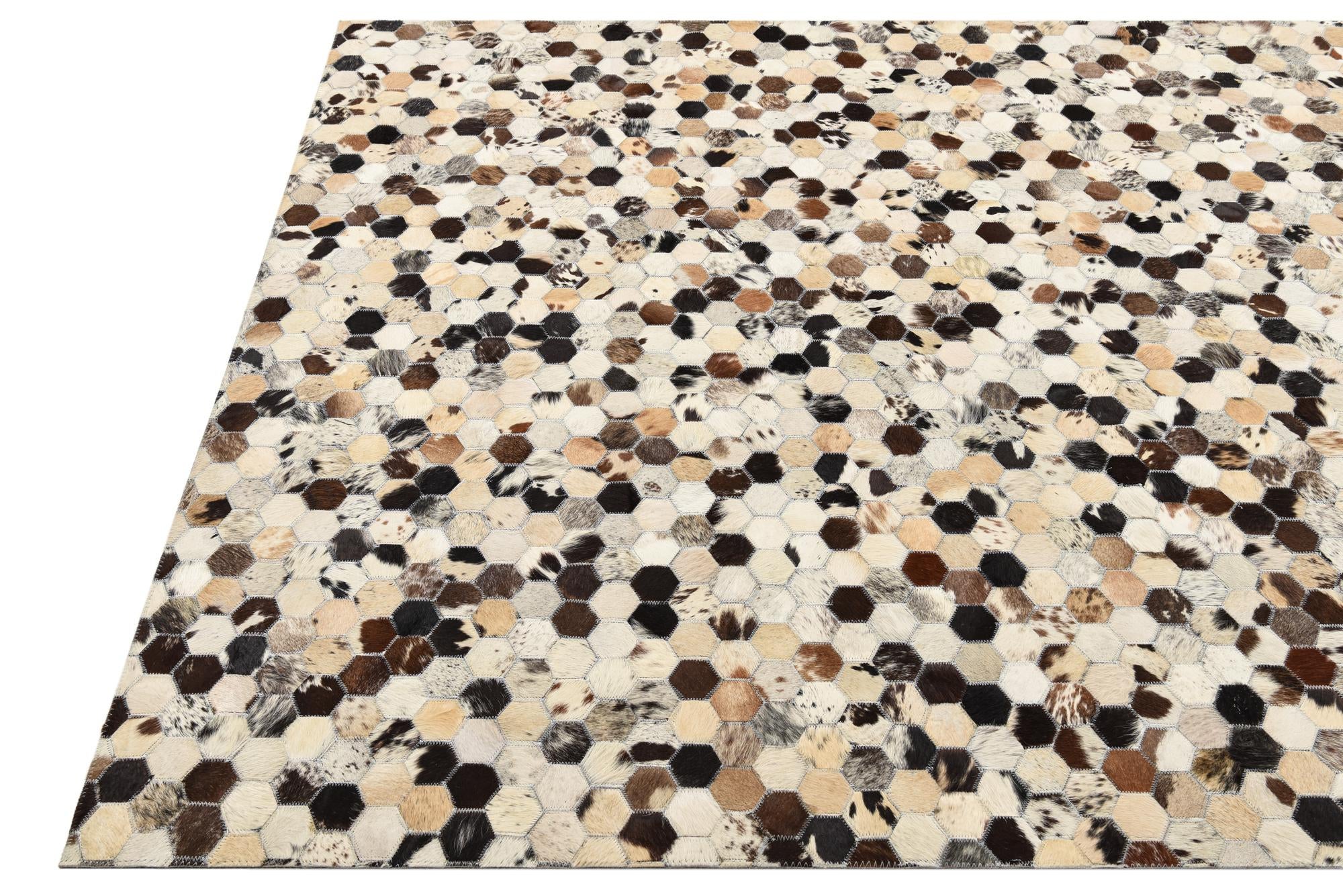 5' 1 x 8' Cowhide Rug