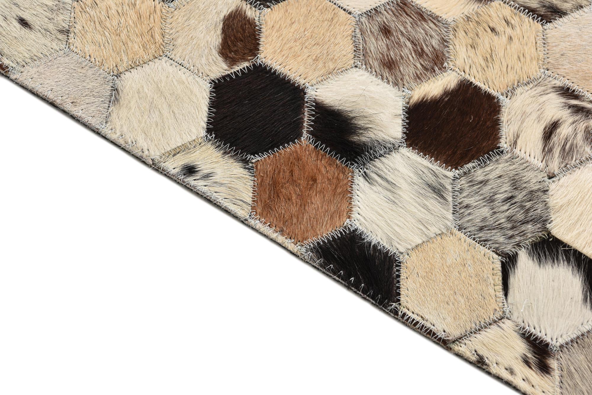5' 1 x 8' Cowhide Rug