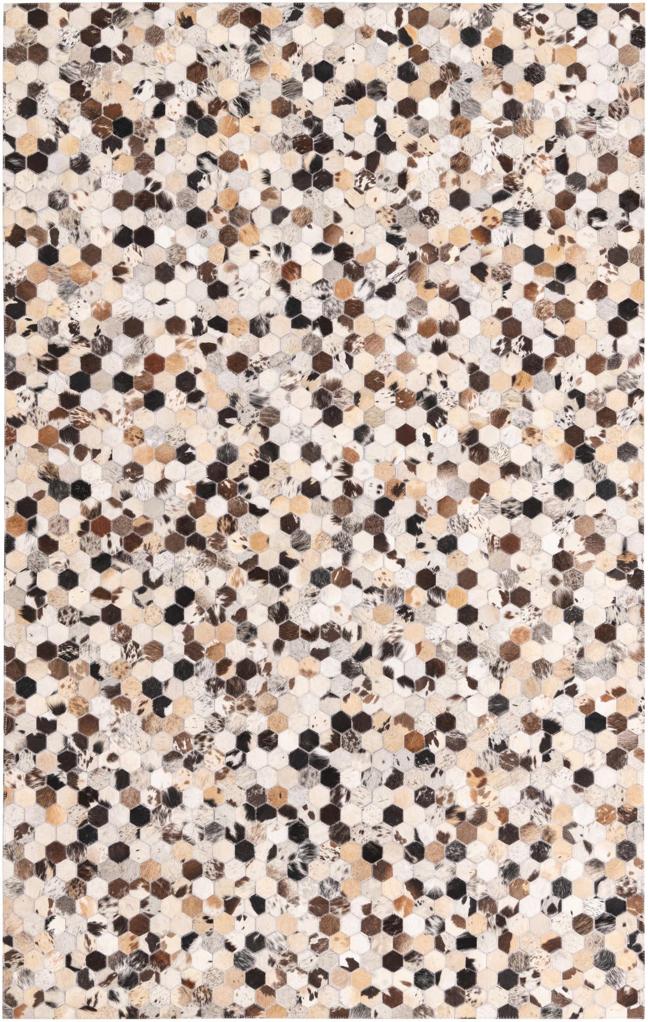 5' 1 x 8' Cowhide Rug