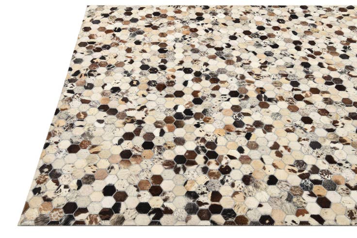 Detail image of 5' 1 x 8' Cowhide Rug