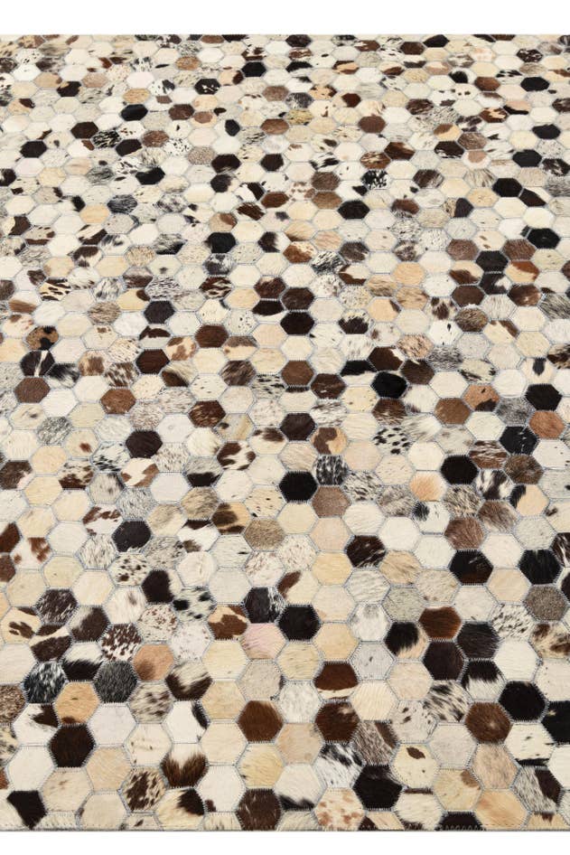 Detail image of 5' 1 x 8' Cowhide Rug