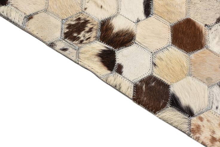 Detail image of 5' 1 x 8' Cowhide Rug