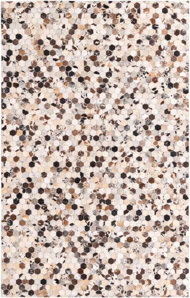 5' 1 x 8' Cowhide Rug